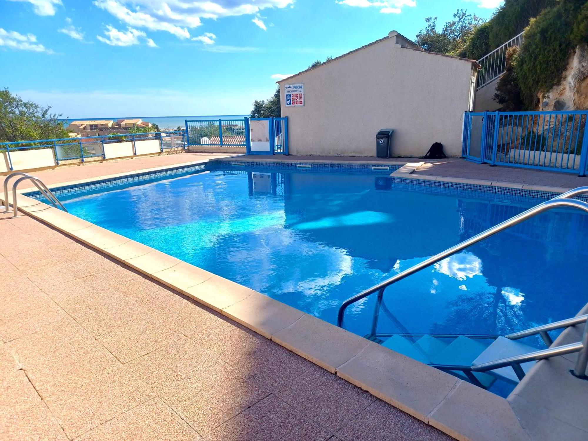 Plain-pied Jardin 6 Personnes Clim Vue Parking Wifi Terrasse Piscine Dans La Apartment Saint-Pierre-la-Mer (Aude)
