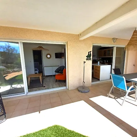 Plain-Pied Jardin 6 Personnes Clim Vue Mer Parking Wifi Terrasse Piscine Dans La Residence Saint-Pierre-la-Mer  Exterior photo