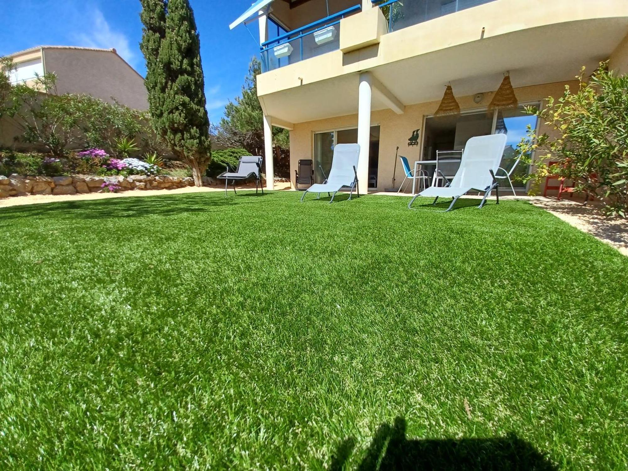 Apartment Plain-pied Jardin 6 Personnes Clim Vue Parking Wifi Terrasse Piscine Dans La Saint-Pierre-la-Mer (Aude)